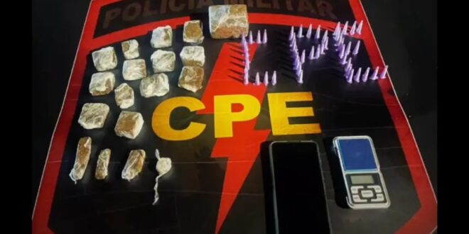 Traficante paulista é preso com cocaína e maconha em operação conjunta em Goianésia