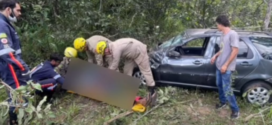 Capotamento é registrado na GO-080 entre Jaraguá e Goianésia; vítimas passam bem
