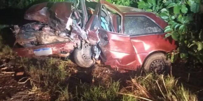 Acidente mata dois homens e criança na GO-164