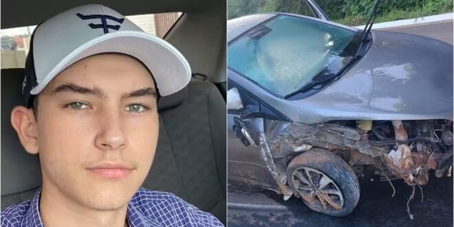 Jovem morre após ser arremessado de carro em acidente, dizem bombeiros