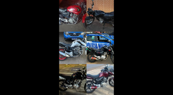 Operação “Duas Rodas” resulta na apreensão de 6 motocicletas em Ceres