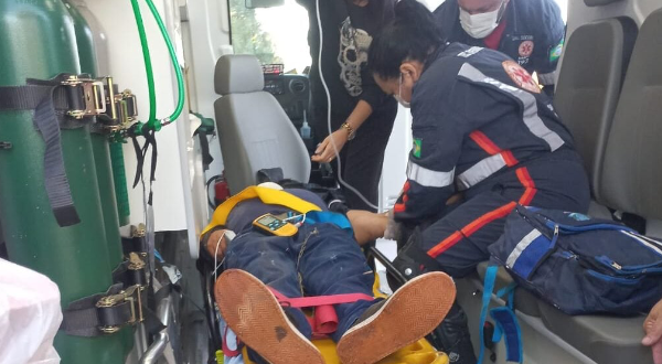 Motociclista é Salvo pela Polícia Militar Após Sofrer Queda e Sofrer Asfixia na GO-156  Na tarde d