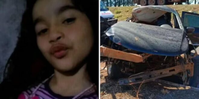 Morre criança que ficou ferida em acidente na BR-153 que matou a mãe e os irmãos dela