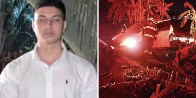 Dois jovens morrem em acidente enquanto voltavam de luau na GO-206