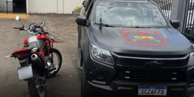 CPE recupera motocicleta furtada em Goianésia
