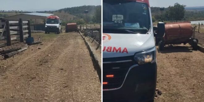 Homem morre após cair em misturador de silo em Goiás