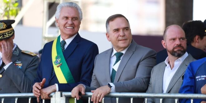 Caiado enaltece segurança pública durante discurso do 7 de Setembro