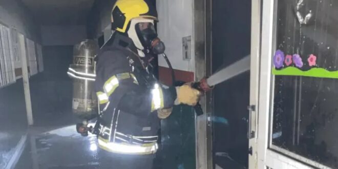 Incêndio atinge escola Luiz de Oliveira no oeste de Goianésia e bombeiros são acionados