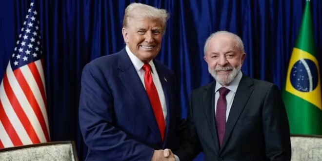 No entorno de Bolsonaro, foto de Lula e Trump é vista como derrota; Planalto trata Eduardo como cabo eleitoral