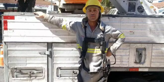 Funcionário terceirizado da Equatorial morre ao levar choque elétrico durante o trabalho, em Aparecida de Goiânia