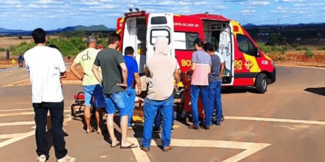 Motociclista fica gravemente ferido ao se envolver em acidente entre Cirilândia e Santa Isabel