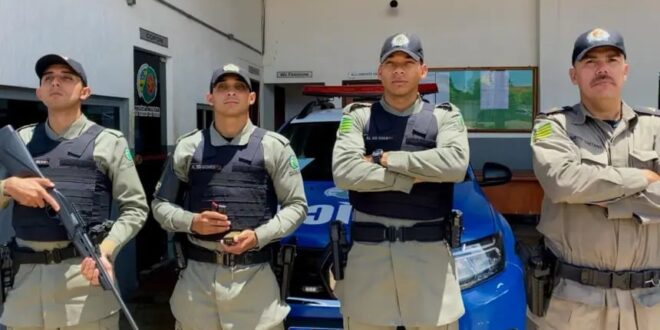 PM cumpre mandado judicial e apreende arma de fogo durante ação da Patrulha Maria da Penha em Goianésia