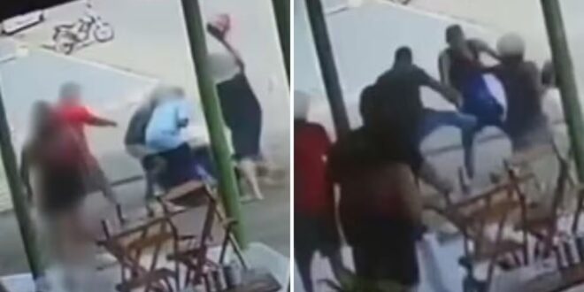 Homem é linchado depois de agredir companheira em frente a distribuidora de bebidas, diz polícia