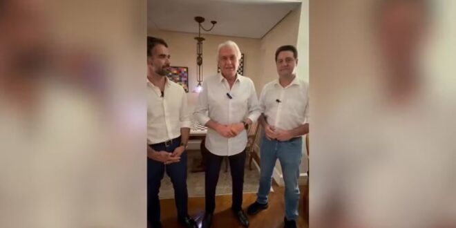 Caiado anuncia filiação ao PSD: ‘contribuir com a construção nacional na eleição de 2026’