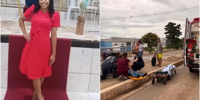 Estudante morre após ser atropelada por ônibus, em Anápolis