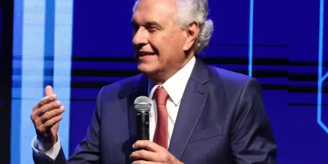 Governador Ronaldo Caiado anuncia que vai deixar União Brasil