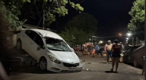 feridos na noite de domingo em Campinorte