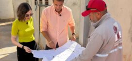 Luciana Naves acompanha fase final das obras da creche do Hermínio Lopes