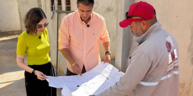 Luciana Naves acompanha fase final das obras da creche do Hermínio Lopes