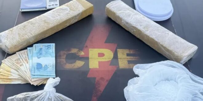 CPE Goianésia realiza operação em Uruana e prende suspeito de distribuição de drogas na região