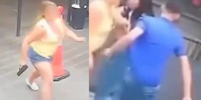 mulher é barrada em banheiro e tenta atirar contra donos de distribuidora em Goiânia