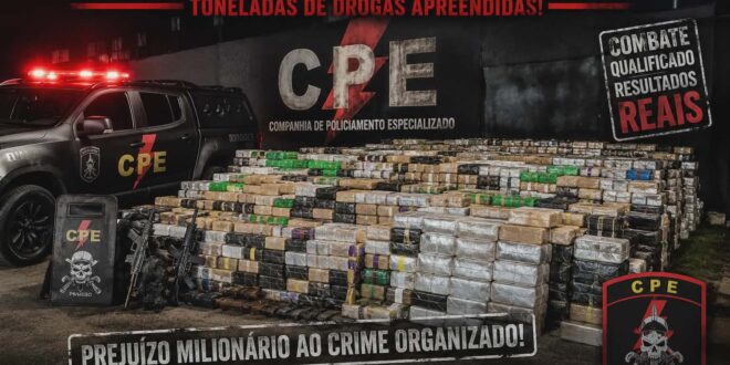 Em menos de uma semana, CPE Goianésia apreende drogas, recaptura foragidos e causa prejuízo de R$ 1 milhão ao crime
