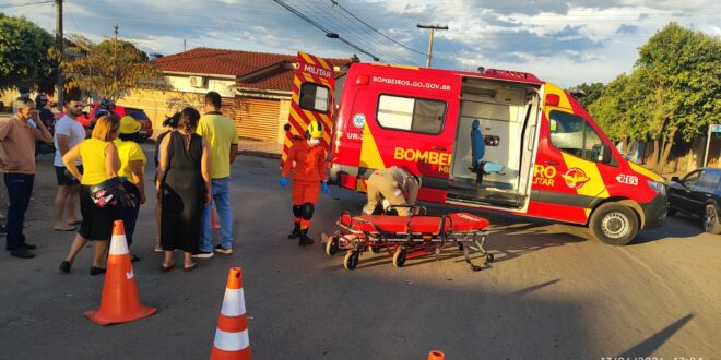 Na Rua 34 com a Rua 7 em Goianésia