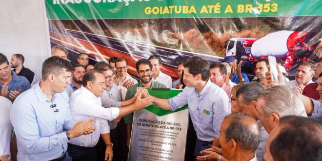 Daniel Vilela entrega duplicação da GO-320, em Goiatuba, e destaca alto padrão das rodovias goianas